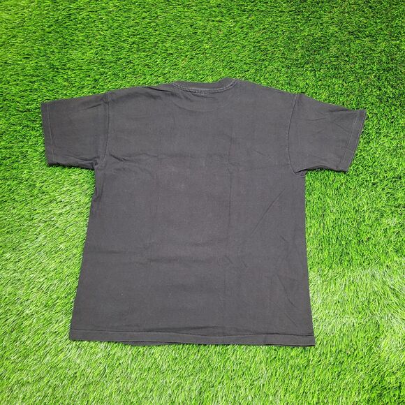 Vintage 90s Vince-Gill Shirt Womens L/XL 19x23 Black - Picture 2 of 13